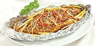 Cá điêu hồng nướng giấy bạc