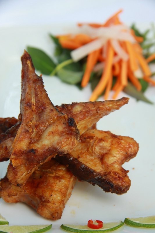 Cá đuối nướng ớt