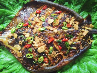 Cá đuối nướng