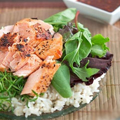 Cách làm cá hồi chiên tỏi