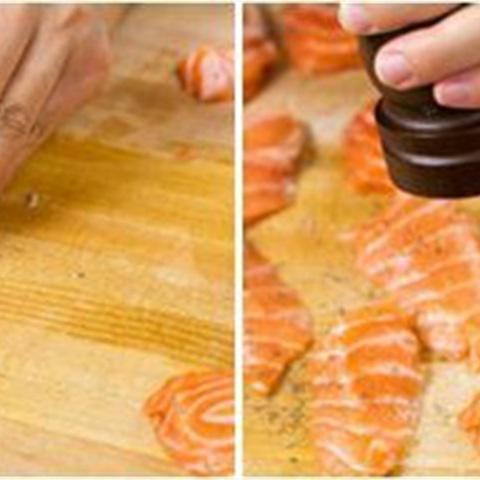 Cách làm cá hồi chiên xù