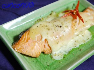Cá hồi nướng cheese