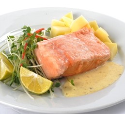 Cá hồi sốt chanh