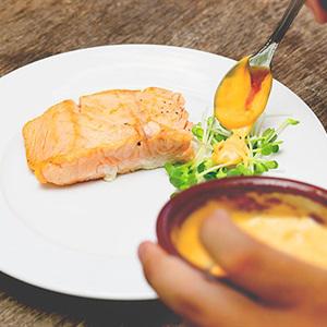 Cách làm cá hồi sốt kem