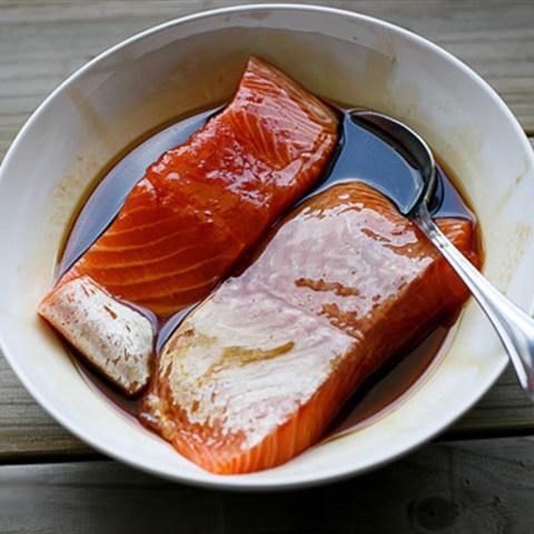 Cách làm cá hồi sốt Teriyaki
