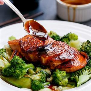 Cách làm cá hồi sốt Teriyaki