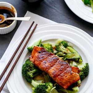 Cách làm cá hồi sốt Teriyaki