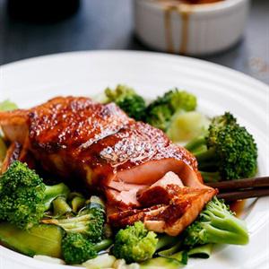 Cách làm cá hồi sốt Teriyaki