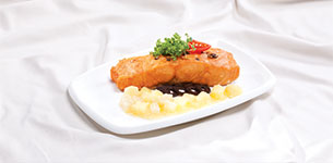 Cá hồi xốt trái cây