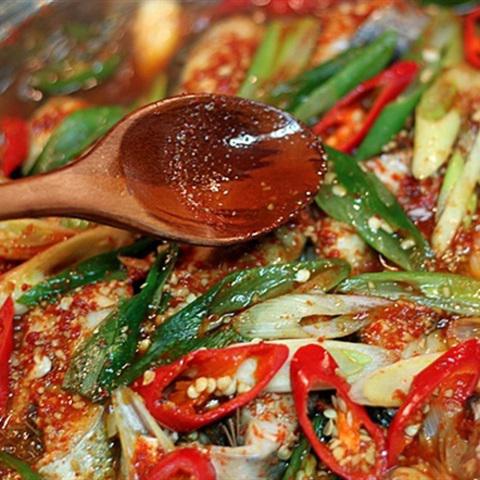 Cách làm cá kho củ cải kiểu Hàn