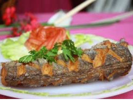 Cá lăng chiên giòn