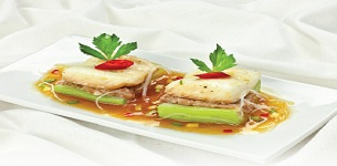 Cá lóc hấp bầu