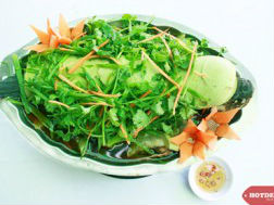 Cá lóc hấp bầu