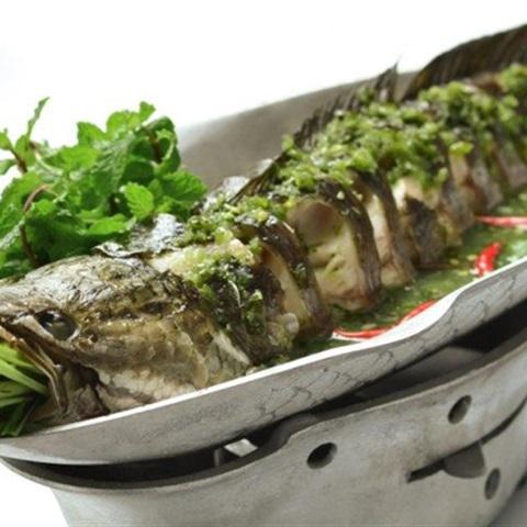 Cách làm cá lóc hấp sả chanh