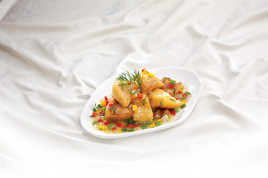 Cá lóc xào lưu ly