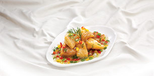 Cá lóc xào lưu ly