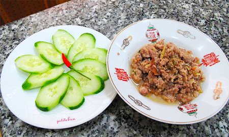 Cá mặn chưng thịt