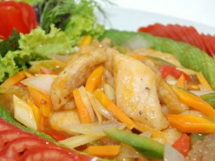 Cá mú sốt ớt Thái