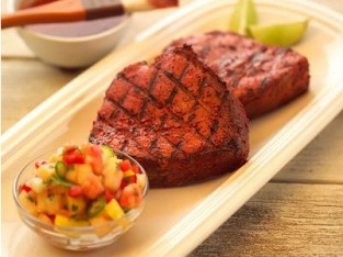 Cá ngừ nướng sốt cam