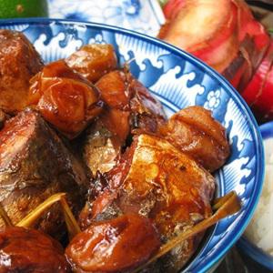 Cách làm cá nục kho mơ muối