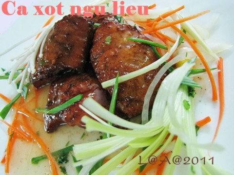 Cá quả sốt ngũ liễu