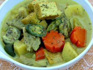 Cà-ri đậu hũ và rau củ