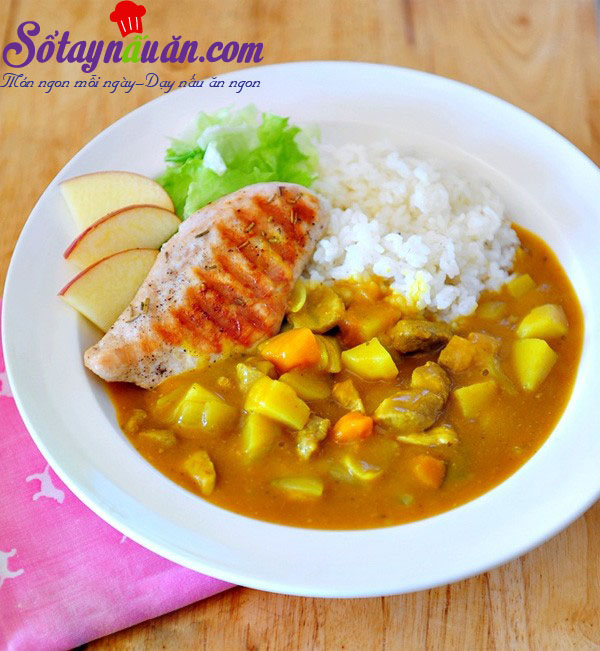 Cà ri với gà nướng – sức hấp dẫn không thể chối từ