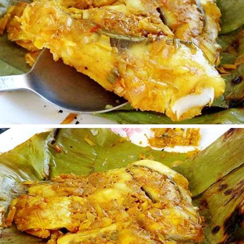 Cách làm cá rô phi nướng lá chuối