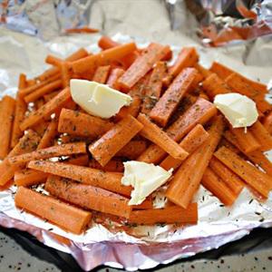 Cách làm cà rốt nướng giấy bạc