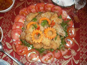 Cá tẩm bột chiên xù