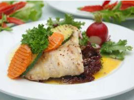 Cá tầm sốt chanh leo