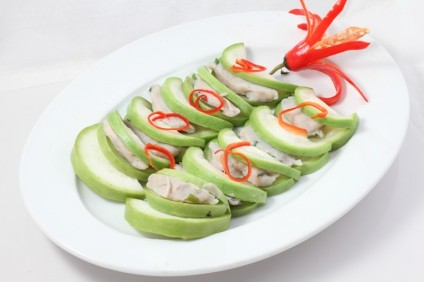 Cá thác lác hấp bầu