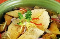 Cá thu chay hấp gừng