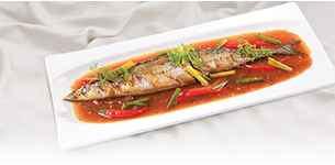 Cá thu nhật kho me