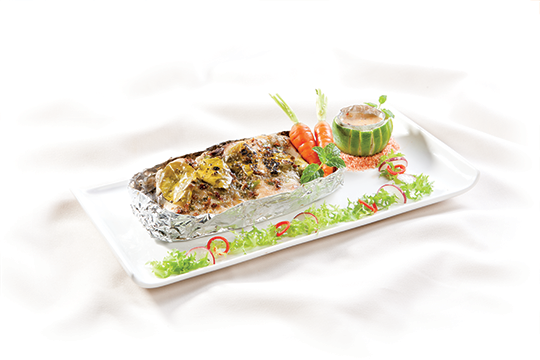 Cá thu nướng ớt xanh