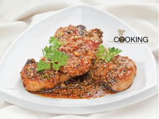 Cá thu rim giấm mè