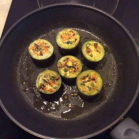 Cách làm cà tím chay nhồi đậu hũ