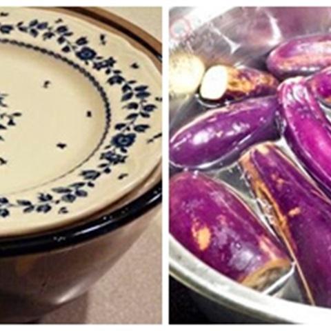 Cách làm cà tím nhồi hành lá