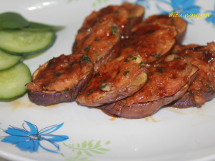 Cà tím nhồi thịt nướng ngũ vị