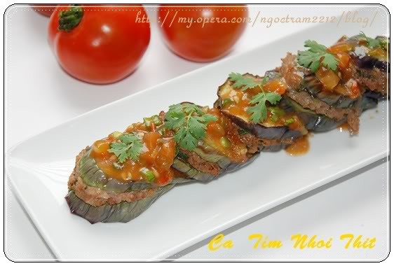 Cà tím nhồi thịt