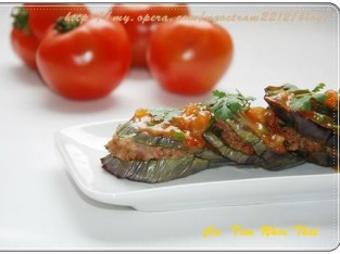 Cà tím nhồi thịt