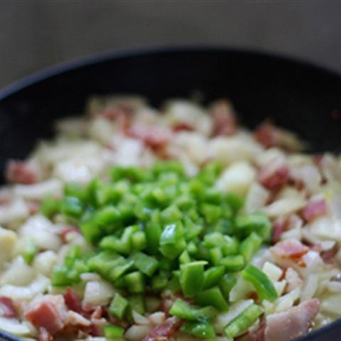 Cách làm cà tím nướng phô mai thịt xông khói