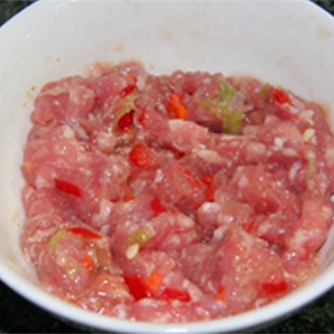 Cách làm cà tím nướng thịt bằm mỡ hành