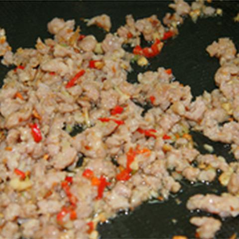 Cách làm cà tím nướng thịt bằm mỡ hành