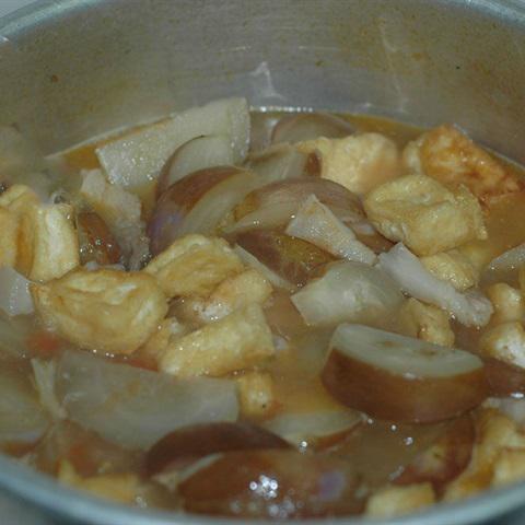 Cách làm cà tím om mẻ