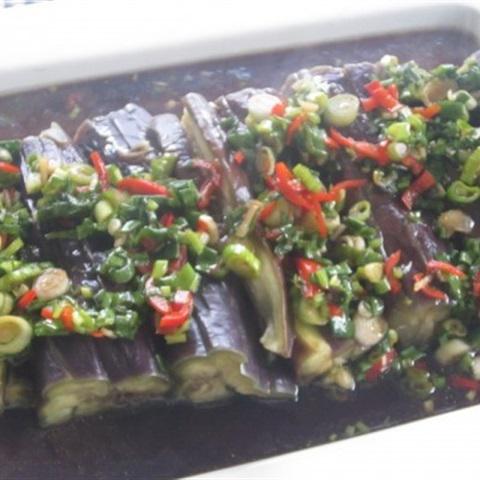 Cách làm cà tím sốt nước tương