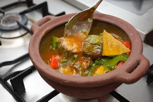 Cà tím um chao đỏ