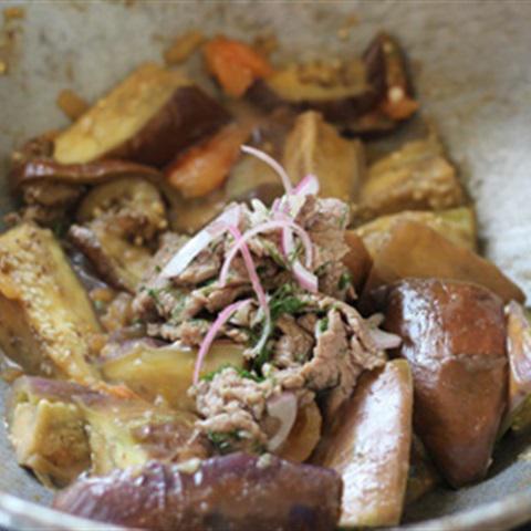 Cách làm cà tím xào thịt bò