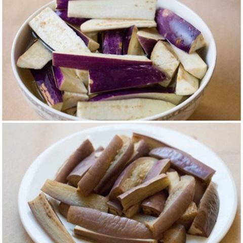 Cách làm cà tím xào tôm