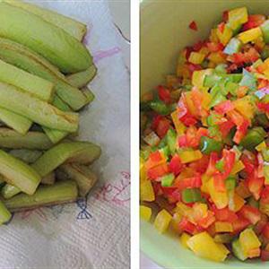 Cách làm cà tím xào với thịt băm